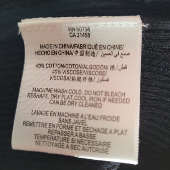 BCBGeneration Dress Size M Sequins Roll Tab Dolman Ruched Sleeve Wide Ribbed Hem - Picture 10 of 14